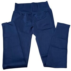 Navy Blue High Waisted Scrunch Butt & Lift Yoga Leggings Size Small